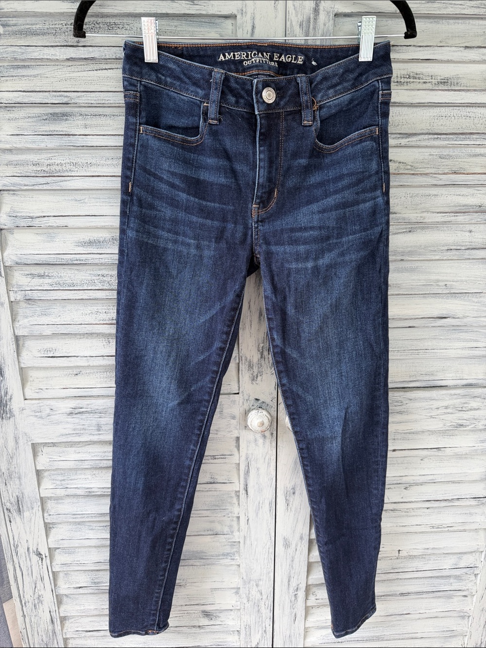 American Eagle Outfitters Indigo Hi-Rise Jegging Jeans Size 4
